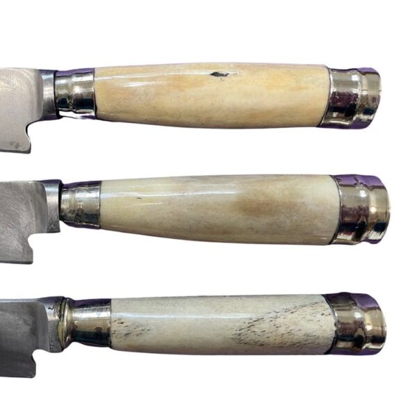 GENUINE & AUTHENTIC BONE HANDLED GAUCHO KNIFE - ALPACA SILVER ADORNMENTS WITH A 14CM, FULL TANG STAINLESS STEEL BLADE - ARG-CUCA/2086-14 - Image 7