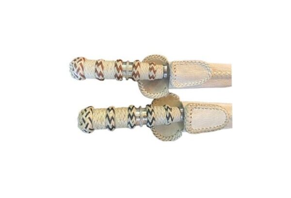 HAND BRAIDED RAWHIDE GAUCHO KNIFE HANDLE WITH STAINLESS STEEL PATAGONIA BLADE - 100% AUTHENTIC ARGENTINE MADE! PL-CUCH22/40-BKSP - Image 2