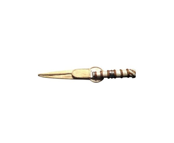 HAND BRAIDED 'TIENTOS' MULTI STRAND RAWHIDE LEATHER GAUCHO KNIFE - PL-CUCH22/45-RB - Image 4