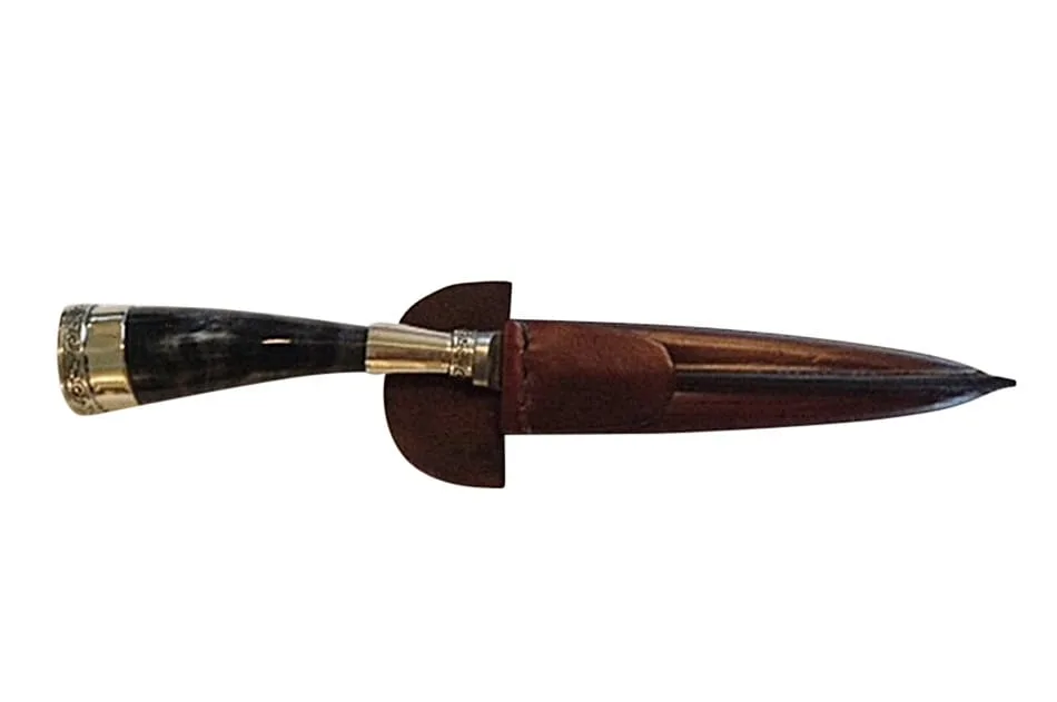 AN EXTRA HANDSOME COW HORN HANDLE GAUCHO KNIFE - THE PERFECT MULTI-PURPOSE TOOL! - ARG-475/14-bK - Image 3