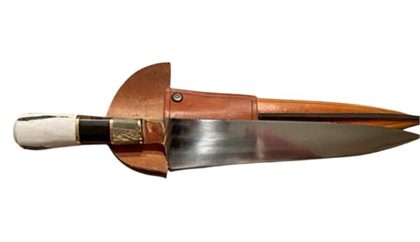 EXTRA WIDE, EXTRA LONG, 20CM ARGENTINEAN BBQ / ASADO KNIFE - AUTHENTIC BONE, HARDWOOD HANDLE - HANDMADE IN TANDIL, ARGENTINA! - Image 5