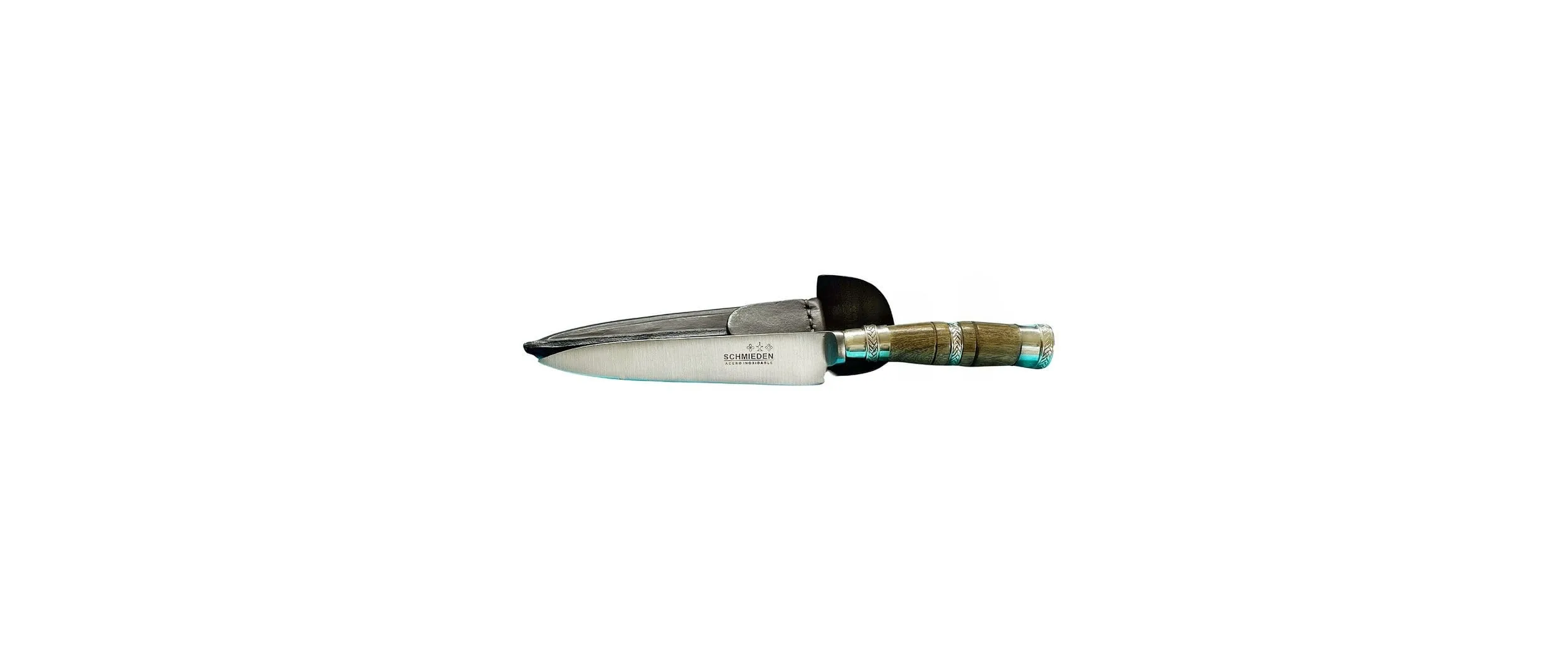 Exotic Hardwood & Alpaca Silver Gaucho Knife