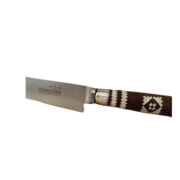 FIXED BLADE GAUCHO KNIFE, HAND BRAIDED RAWHIDE HANDLE, 100% CRAFTED BY HAND IN ARGENTINA! - CUCA408/1461 - Image 10