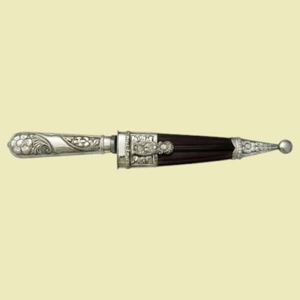 Picasso Gaucho Knife – Handmade in Argentina in Alpaca Silver and Argentine Cowhide Leather - Stunning and Spectacular ! - Image 2