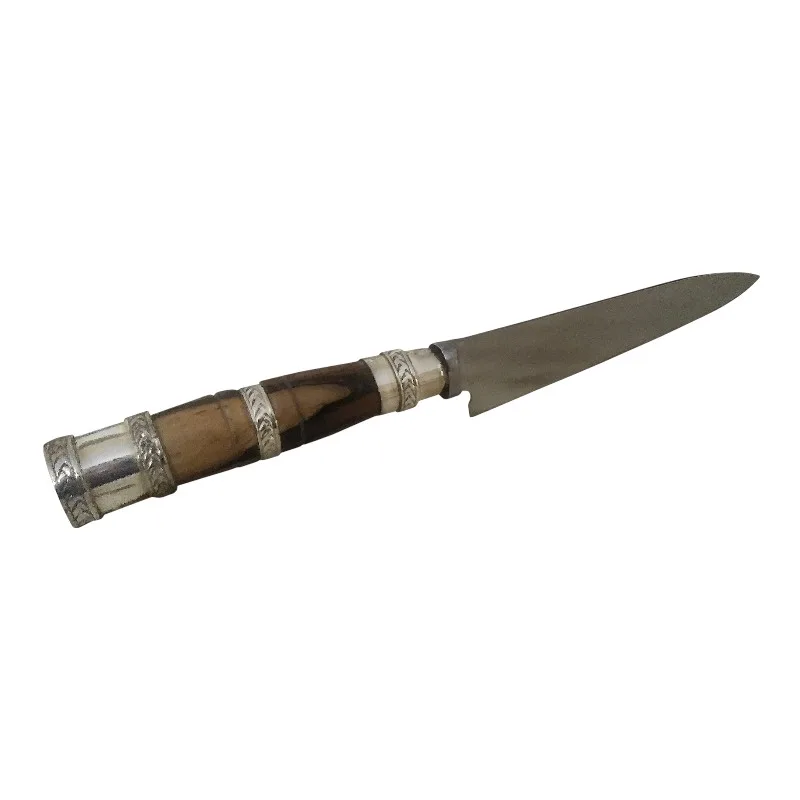 2-tone hardwood gaucho knife