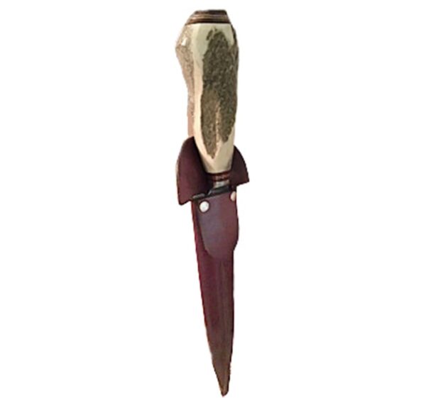 EXTRA LONG 20CM ARGENTINIAN BBQ STAG HORN ANTLERED GAUCHO KNIFE - CUCA-988-20DK/1370 - Image 4