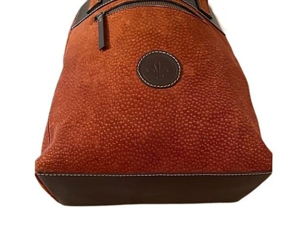 100% AUTHENTIC ARGENTINE CARPINCHO / CAPYBARA TOTE SHOPPING BAG STYLE / BUCKET BAG - 100% HANDMADE - M/3788-C - Image 2