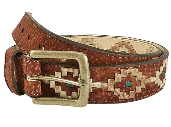 GENUINE CARPINCHO CAPYBARA UNISEX EMBROIDERED POLO PLAYER BELT - Image 4
