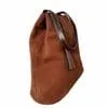 EXOTIC CARPINCHO / CAPYBARA HIDE TOTE / HOBO STYLED SHOULDER BAG - HANDMADE IN ARGENTINA -OZ-362/2518-C - Image 3