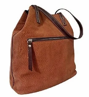 EXOTIC CARPINCHO / CAPYBARA HIDE TOTE / HOBO STYLED SHOULDER BAG - HANDMADE IN ARGENTINA -OZ-362/2518-C - Image 2