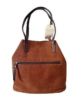 EXOTIC CARPINCHO / CAPYBARA HIDE TOTE / HOBO STYLED SHOULDER BAG - HANDMADE IN ARGENTINA -OZ-362/2518-C - Image 4