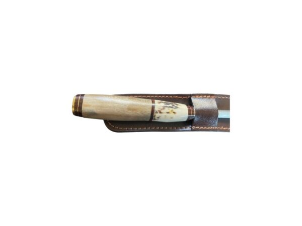 POLISHED BONE, EXOTIC HARDWOOD, ANTLER HANDLED GAUCHO KNIFE SHARPENING STEEL - HANDMADE IN ARGENTINA! - CHA211/650 - Image 3