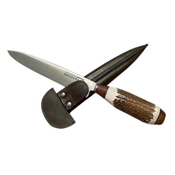 Heavy staghorn knife