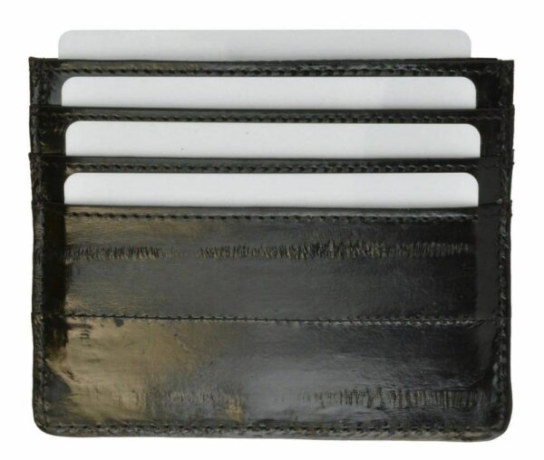 AUTHENTIC EEL SKIN CREDIT CARD / ID HOLDER - LIGHT-WEIGHT, SMOOTH, SOFT, COMPACT! - Image 4