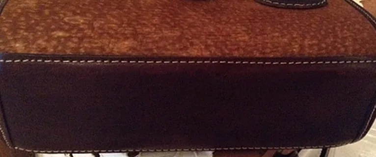 GENUINE EXOTIC CARPINCHO / CAPYBARA HIDE SHOULDER / CROSS BODY SHOULDER BAG - HANDMADE IN ARGENTINA -M/2799-C - Image 4