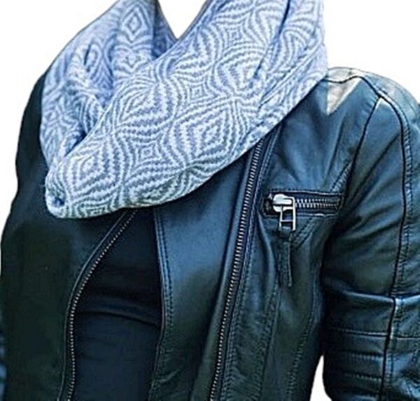 100% GENUINE ALPACA FIBER 'INFINITY' SCARF - UNISEX, SUPER SOFT, WARM & VERSATEL - ET-MDM/2299-SG-IV - Image 4