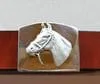SOLID ALPACA SILVER, HANDMADE HORSE HEAD BELT BUCKLE - WITH OR WITHOUT BELT LEATHER - Image 6