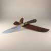 Exotic Wood Gaucho Knife 13 Brass