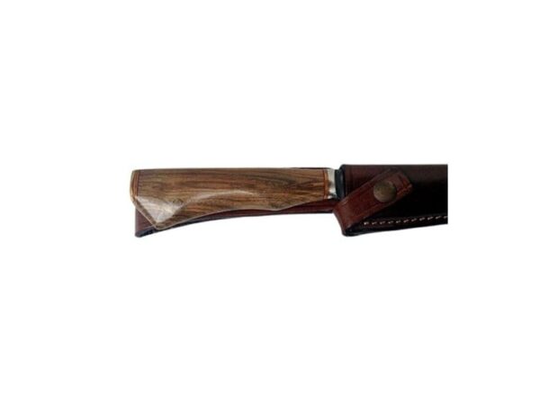 ARGENTINE EXOTIC HARDWOOD WITH BRASS ACCENTS HANDLED, FULL TANG, 14CM OR 12CMSTAINLESS STEEL GAUCHO KNIFE - CACU-635/1449 OR CUC-207/834 - Image 2