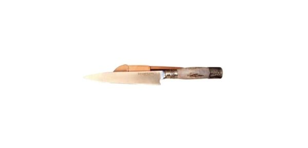 HANDMADE IN ARGENTINA - STAG HORN & ALPACA SILVER GAUCHO CUCHILLO FIXED BLADE KNIFE - CACU014/1894 - Image 4