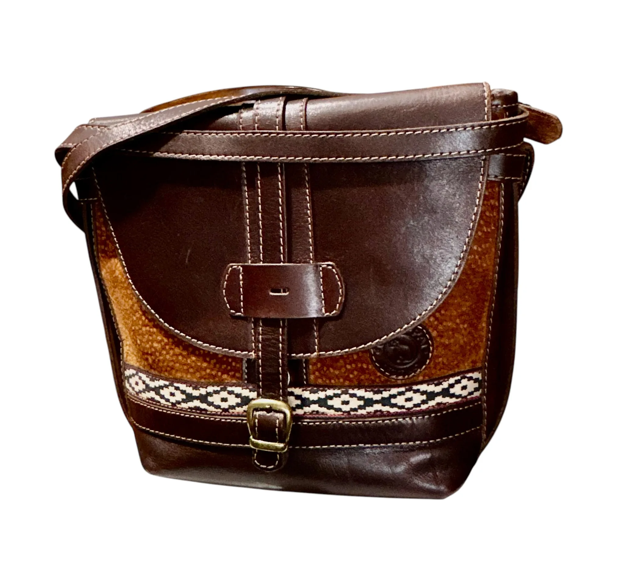 Heritage-Style Leather Crossbody Bag | Handcrafted in Argentina - Image 2