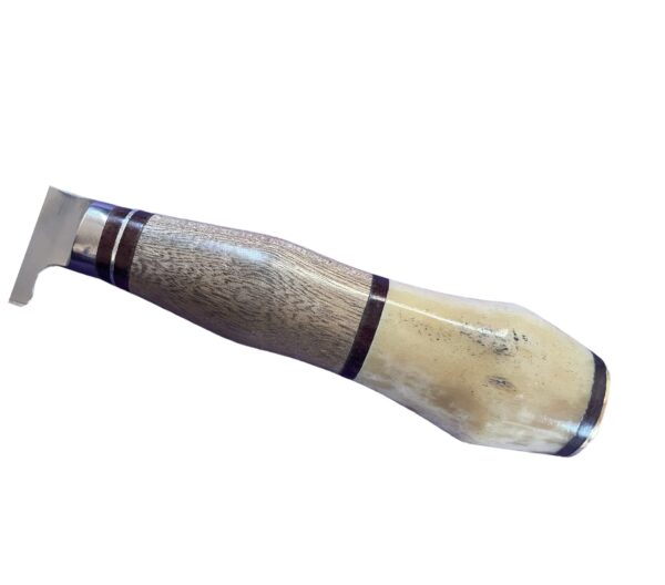 Carbon Steel, Full Tang Gaucho Knife with Polished Bone, Exotic Wood Handle, From Argentina - EUWB/106-14 - Image 4