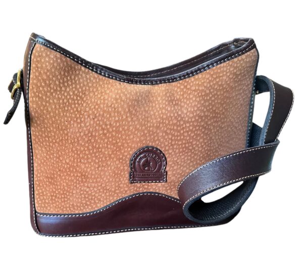 Genuine Capybara / Carpincho Hide Short Strap Shoulder Purse Bag - Image 2