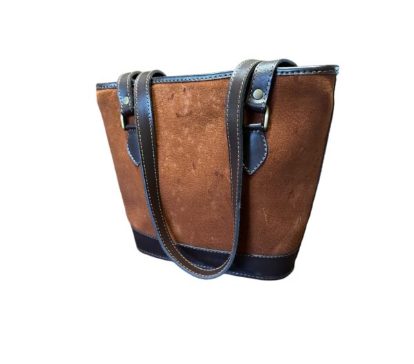 Capybara / Carpincho Leather Premium Wallet and Bucket Bag Set - Image 3