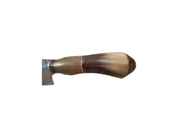26CM EXTRA LONG BLADE, CARBON STEEL, FULL TANG, PATAGONIA BLADE WITH HORN HANDLE - PL-60-26SW - Image 2