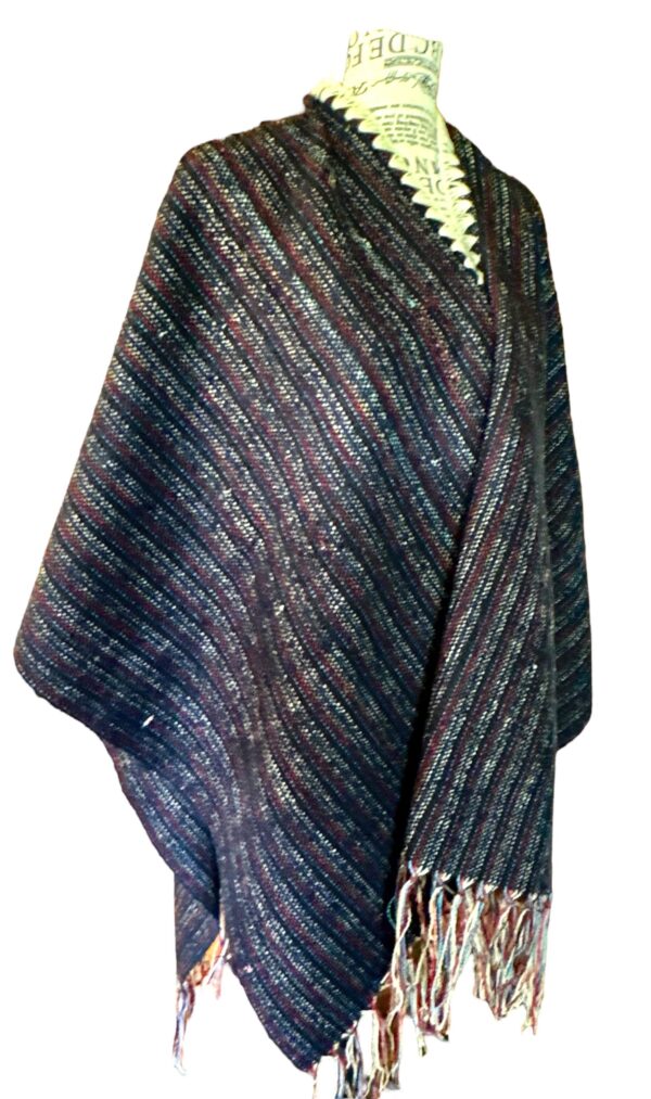 Authentic Alpaca Hypo-allergenic - Gaucho Ruanas - Cape Style Shawl, Cape, Wrap - Image 9