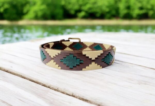 Dark Brown Argentine Bridle Leather Belt | Hand-Stitched Polo Belt