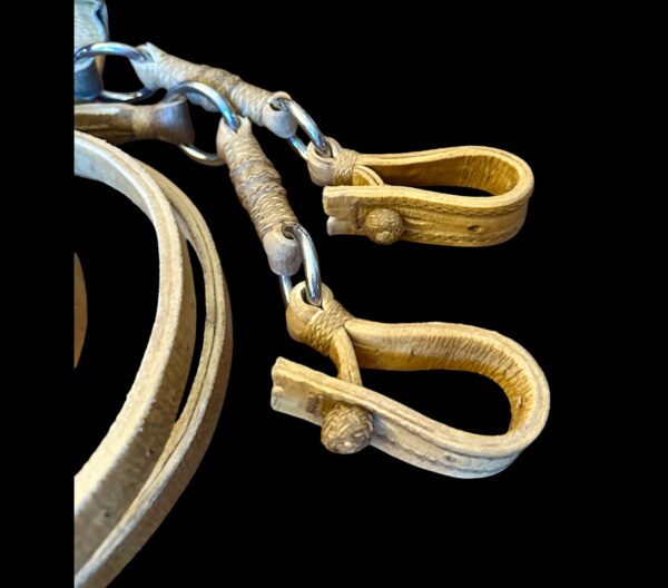 Argentina, 'The Land of the Gaucho' -100% Handmade, Braided Rawhide Leather Split Rein Set - Image 6