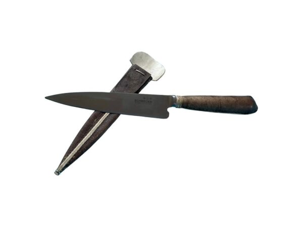 GENUINE ARGENTINIAN, FIXED BLADE GAUCHO KNIFE - LEATHER WRAPED HANDEL with FULL TANG, STAINLESS STEEL - OFFERED IN 18cm or 14cm BLADE LENGTHS - Image 5