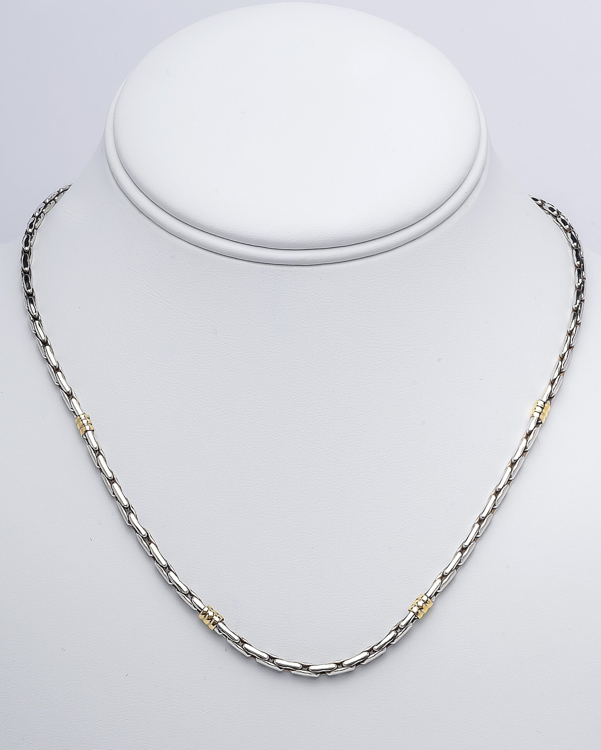 silver and gold chain