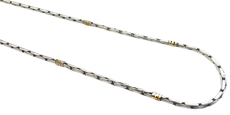 Sterling Silver and 18kt Gold Unisex Cross Pendant - Image 4