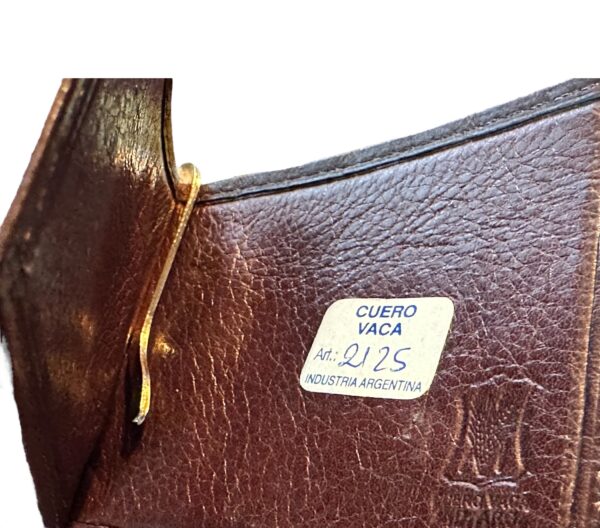 Elegant Calf Hide Leather Money Clip - Handmade in Argentina - Image 5