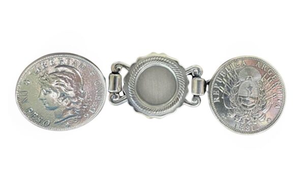 Argentine 2 Centavos Coin Belt Buckle – Handcrafted Alpaca Silver | Customizable - Image 2