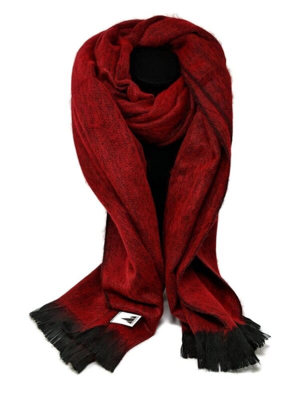 100% ALPACA WRAP / THROW / SHAWL SUPER SOFT & LUXURIOUS, HANDMADE - ABO/22-CR OV-2750-C