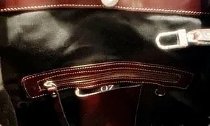 EXOTIC CARPINCHO / CAPYBARA HIDE TOTE / HOBO STYLED SHOULDER BAG - HANDMADE IN ARGENTINA -OZ-362/2518-C - Image 7