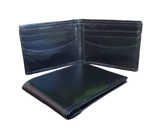 100% FINE ARGENTINE COWHIDE LEATHER - MEN'S CREDIT CARD STYLE WALLET - SUPER SOFT, SUPPLE and HANDMADE - Image 3