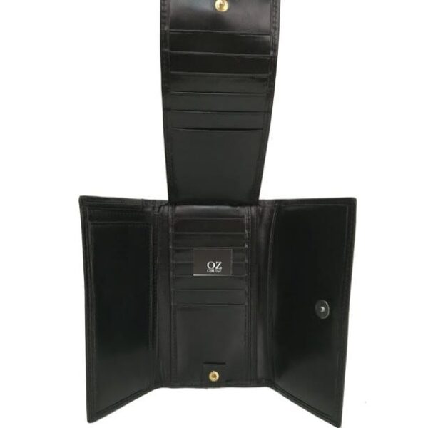 GENUINE, 100% ARGENINIAN LEATHER WOMEN'S CLUTCH STYLED CREDIT CARD WALLET - OZ-2023/18-R