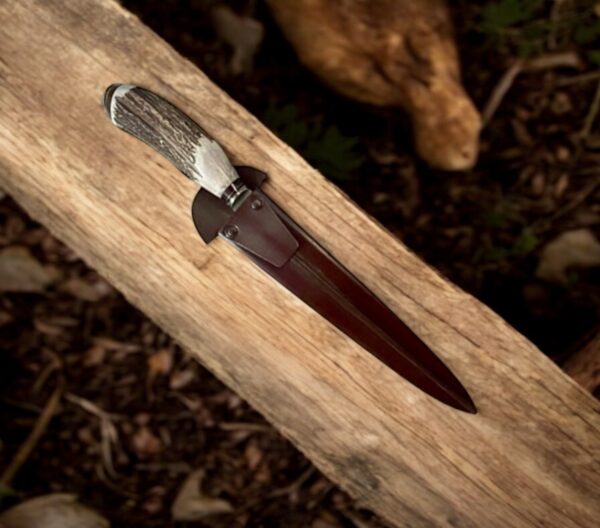 Handmade Gaucho Knife | Carbon Steel Blade & Staghorn Handle
