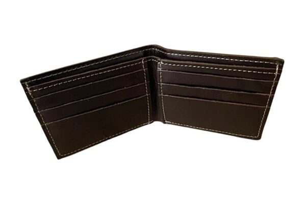 MEN'S GENUINE SNAKESKIN, DOLLAR SIZE, CREDIT CARD WALLET WITH ARGENTINE COWHIDE LEATHER TRIM - PL-BIL59/16-SN - Image 2