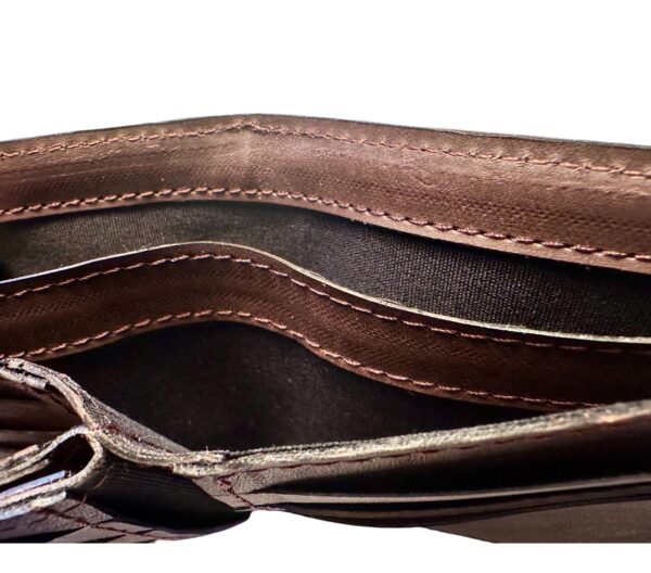 Capybara / Carpincho Men's Hombre Credit Card Wallet - Handmade, Trimmed in Argentinean Cowhide Leather - Image 3