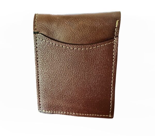 Capybara / Carpincho Men's Hombre Credit Card Wallet - Handmade, Trimmed in Argentinean Cowhide Leather - Image 4