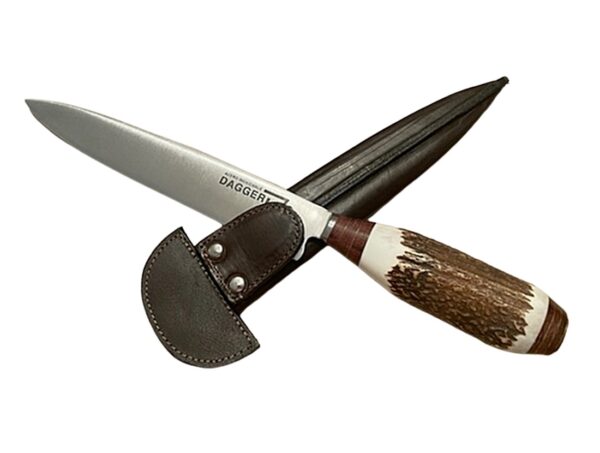 HANDMADE CARBON STEEL 30CM EXTRA LARGE, HEAVY, THICK STAGHORN HANDEL GAUCHO KNIFE - HANDMADE IN ARGENTINA - PW-30/2888-CS - Image 8