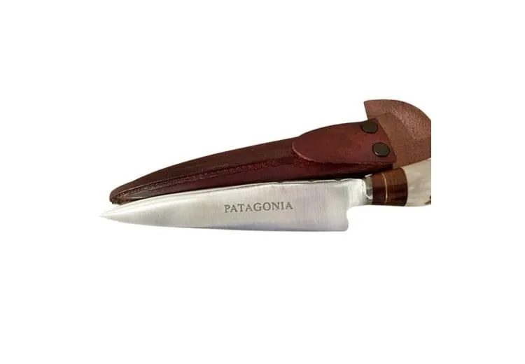 14CM STAINLESS STEEL, FULL TANG, STAG HORN GAUCHO KNIFE, HANDMADE IN PATAGONIA, ARGENTINA! - Image 2