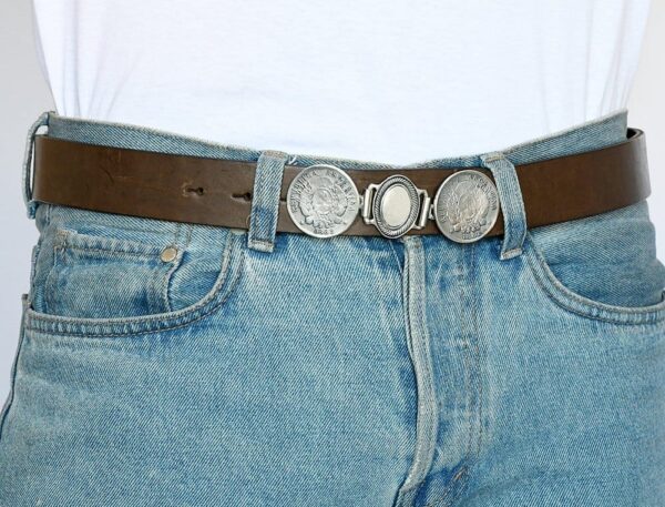 Argentine 2 Centavos Coin Belt Buckle – Handcrafted Alpaca Silver | Customizable - Image 5