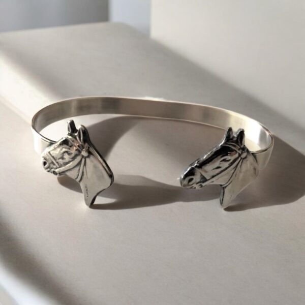 Horse Head Bracelet in 925 Sterling Silver Plated Alpaca – Handmade Equestrian Jewelry - Image 7