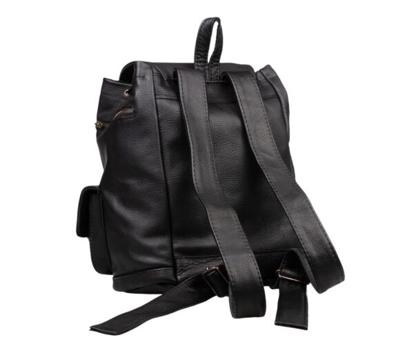 EXTRA LARGE, HANDMADE, 100% GENUINE ARGENTINEAN LEATHER, UNISEX BACKPACK - URBAN BP - RGC-URBAN/3536-BK - Image 7